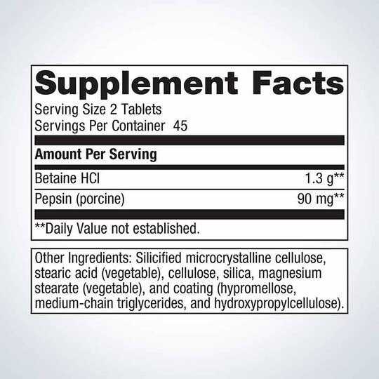 SpectraZyme Betaine HCL + Pepsin, MGS